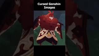 Genshin Cursed Images  #genshin #genshinimpact #shorts