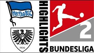 Hertha BSC 1-2 SC Preußen Münster Highlights | Bundesliga 2 / 2024-2025