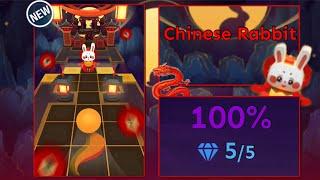 Rolling Sky Edit - GL Level 6 “Chinese Rabbit” 100% (1star) Follow The magical fireworks!