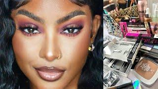 FULL Face of DRUGSTORE Makeup 2024! Baddie on a Budget | PETITE-SUE DIVINITII