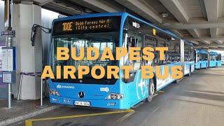 How to get from Budapest Airport using Public Transport