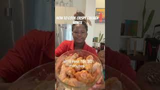 how to cook crispy chicken wings from scratch #food #family