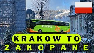Zakopane… THIS IS POLAND?…! | Flix bus to Poland’s winter wonderland  from Kraków