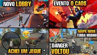 COPIAR HABILIDADE, LOBBY DO CAOS, DANGER DE VOLTA, MUDANÇAS NOVA TERRA E MAIS! SERVIDOR AVANÇADO FF