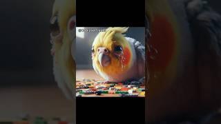 Lego Crisis | Ai Story #cockatielsinging #cockatiel #parrot #birds #cute