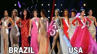 BRAZIL v/s. USA | MISS UNIVERSE (2010 - 2019) | BEAUTY DECADE
