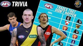 The BIGGEST AFL Trades that DIDN'T Happen! (AFL Trivia)