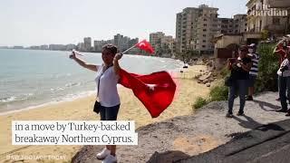 Northern Cyprus reopens Varosha beach for the first time in 46 years