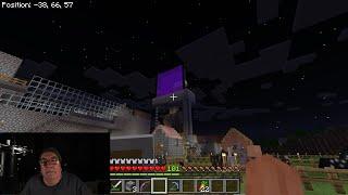 ASMR Minecraft Let's Play Building an XP/Gold/Rotten Flesh Farm Whispering