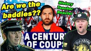 American-Backed Coups, Mapped | Johnny Harris | History Teacher Reacts