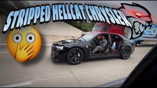 DRIVING MY HELLCAT JAILBREAK REDEYE CHRYSLER WITH NO DOORS