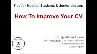 How to Improve CV | IMG Doctors & Medical Students | Tips to Improve CV