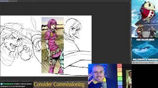 10 31 23 JumboManDraws   CONSISTENT ARTIST AND STREAMER JUMBOMAN   !requests !tips !emotes