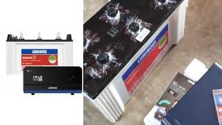 Luminous Zelio+ 1100 VA Pure shine wave with RC18000ST Tubular Inverter battery Unboxing. #inverter