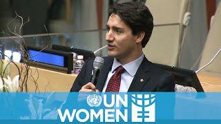 Justin Trudeau tells the world why "I'm a feminist"