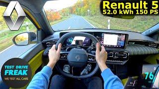 2024 Renault 5 E-Tech 150 PS Electric | Country Road POV Drive & Consumption 