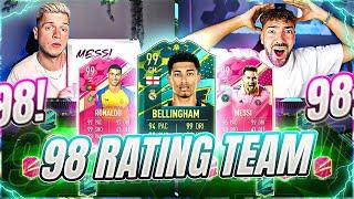 FIFA 23: RIP!! 98 TEAM RATING SBB vs WAKEZ  Mystery Ball Squad Builder Battle