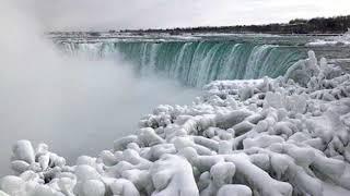 Frozen Niagara Falls leave visitors stunned by majestic views