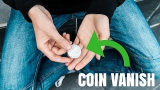 VANISH a Coin at Your FINGER TIPS!! -Tutorial