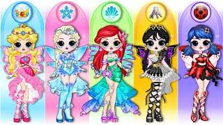 What If The Disney Princess, Wednesday & Ladybug Become Fairy?