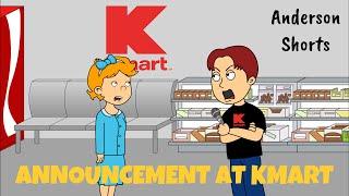 Anderson Shorts - Announcement at Kmart