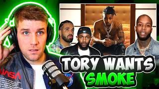 TORY FIRING AT KENDRICK?! | Rapper Reacts to DDG & Tory Lanez - Handling Business FIRST REACTION