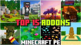 TOP 15 ADDON for BEDROCK | MINECRAFT PE 1.21 #addons