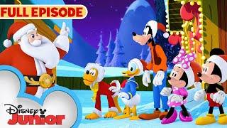 Mickey Mouse Funhouse Holiday Full Episode | Santa's Crash Landing | S2 E26 | @disneyjr​