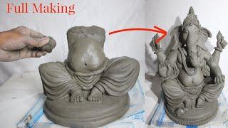गणेश जी बनाने सीखें || How to make Ganesha || Ganesh murti making 2024