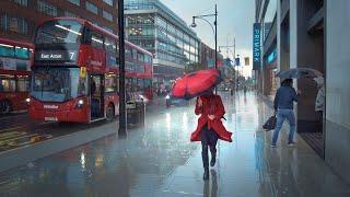 Thunderstorm Hits Oxford Street ️ Heavy Rain London Walk | 4K ASMR | May 2021