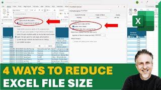 How to Reduce File Size of Excel | Compress Excel File