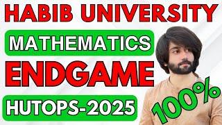 Habib University Entry Test Preparation 2025 I Habib University Past Papers I HU TOPS Complete Prep