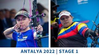 Lisell Jaatma v Alejandra Usquiano – compound women semifinal | Antalya 2022 World Cup S1