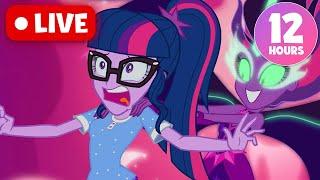  Equestria Girls Live: MOVIE NIGHT MARATHON | Full Movies Children's Cartoon