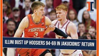 LIVE POD: Illini bust up Hoosiers 94-69 in Jakucionis' return