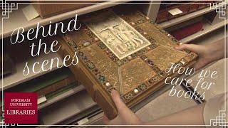 Preservation Week | Fordham University Libraries Rare Books & Medieval Manuscripts