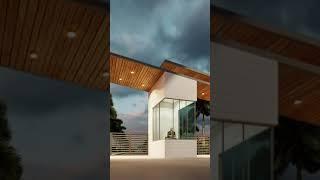 Modern Residential 3D Exterior Rendering & visualisation #shorts #3drenderings #3danimation