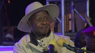 President  Yoweri Kaguta Museveni & Bebe Cool Speech (Golden Heart Concert Kololo)