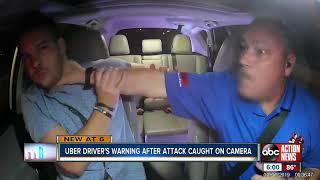 Video captures Florida Uber driver attacked after passenger wouldn't put seat belt back on