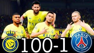 FIFA 25- MESSI RONALDO NEYMAR & MBAPPE | ALL STARS |  AL NASSR 140-1 PSG | UCL LIVE