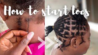 HOW TO START TRADITIONAL LOCKS | INTERLOCKING METHOD | DIY LOCS | DREADLOCKS