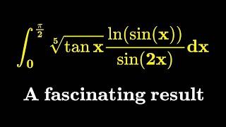 A beautiful trigonometric integral