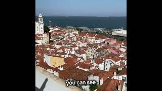 Lisbon Unveiled: Stunning Panoramas from the City's Majestic Hills #alfama #lisbontravel