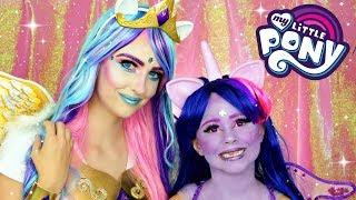 My Little Pony Twilight Sparkle & Princess Celestia Costumes and Makeup