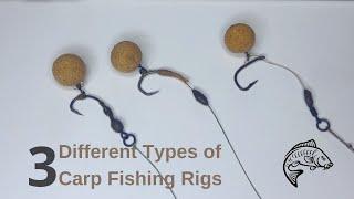 3 Different Types of Carp Fishing Rigs by Foris Fisherman The Carp Hunter