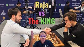 When the Raja took on the King | World Blitz 2023 | Commentary by Sagar