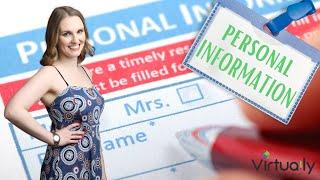 Personal Information in English (Beginners English)