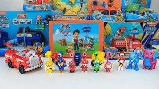 Paw Patrol Unboxing Collection Review | Marshallmighty movie bulldozer | Hero pup | Marshall ASMR