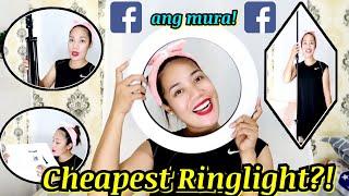 MIRANG RINGLIGHT WITH TRIPOD SA FACEBOOK!!! KimBi