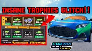 HOW TO DO NEW *OP* TROPHIES GLITCH IN NEW SEASON 13 IN Car dealership tycoon!!  | Mird CDT